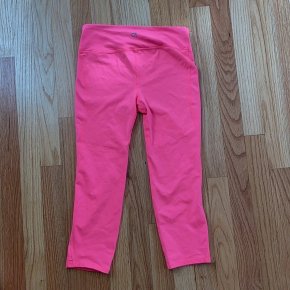 GapFit leggings cropped leggings size XS in neon coral - Picture 6 of 7